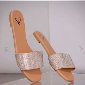 Reign in Glam Rhinestone Slides